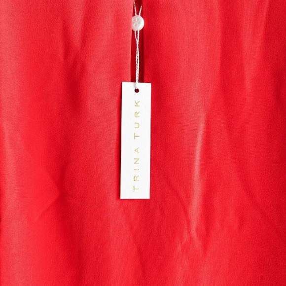 Trina Turk Kaanapali Shift Dress, Coral Lily  Small, NWT - Picture 3 of 7